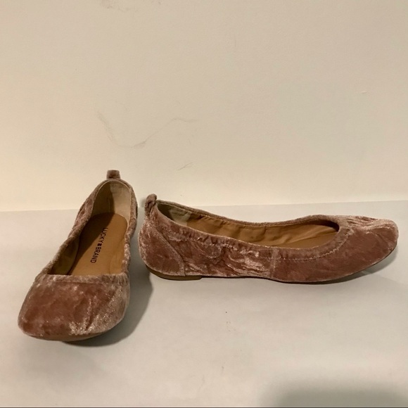 Lucky Brand Velvet Ballet Flats - Picture 4 of 13